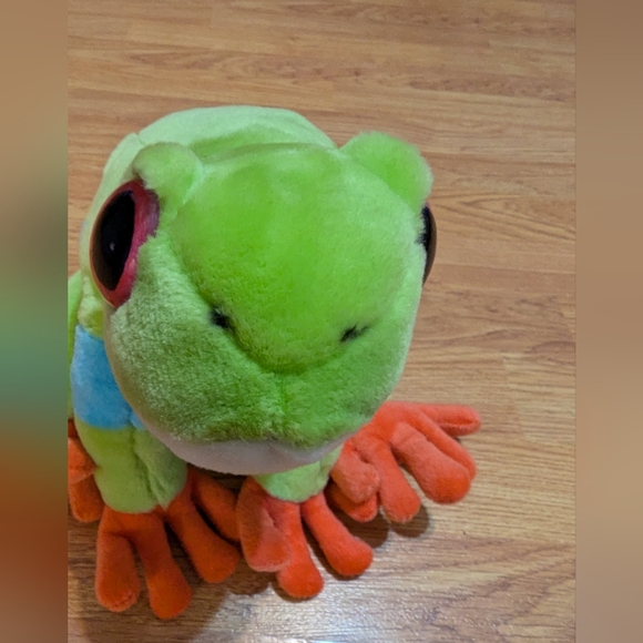 COPY - K&M 14 inch Tropical Tree Frog. Plush. Velour-like fabric. Stuffed Anima… - Picture 3 of 12